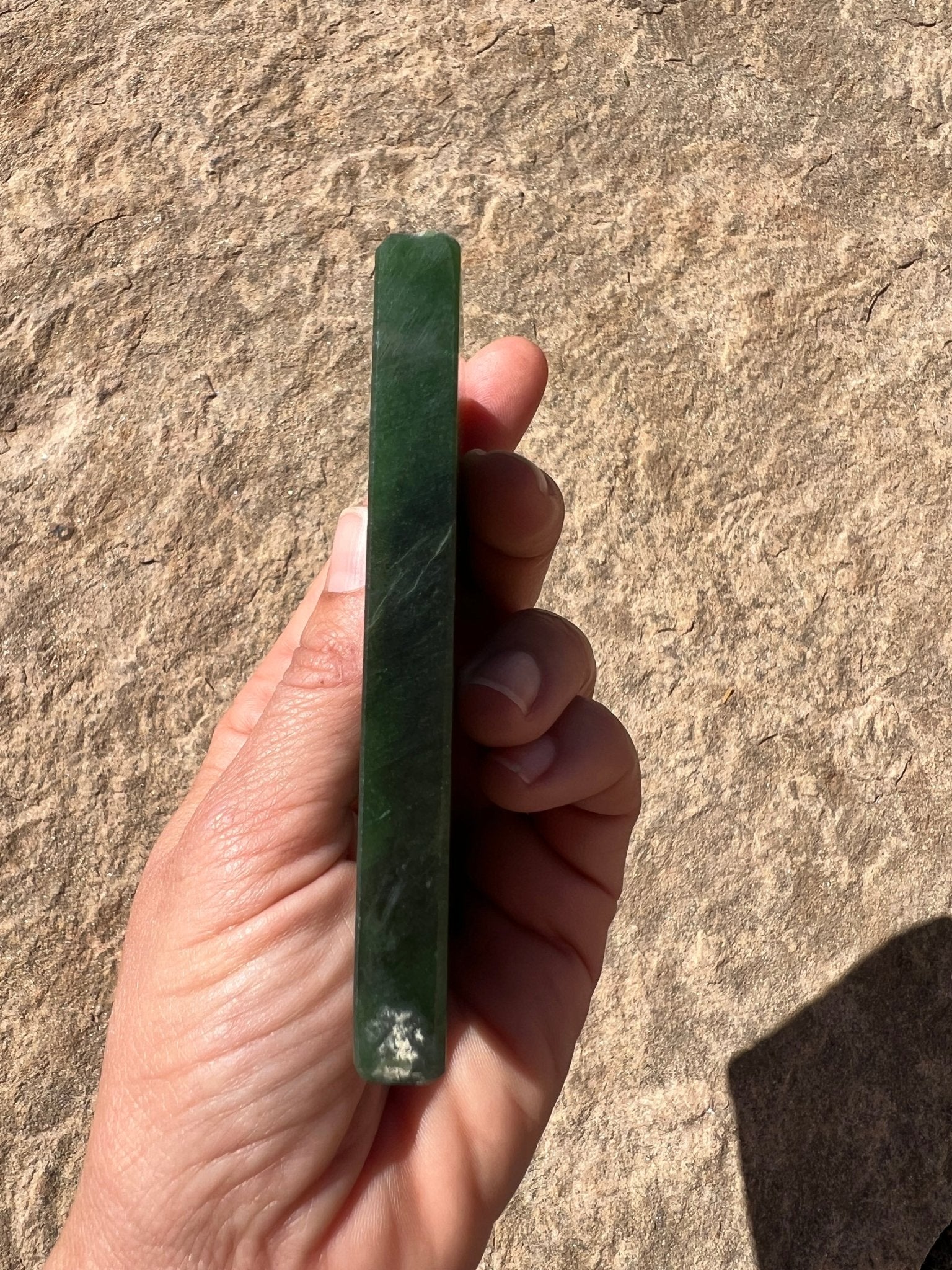 Canadian Nephrite Jade Slab 154g - Purple Door Alchemy