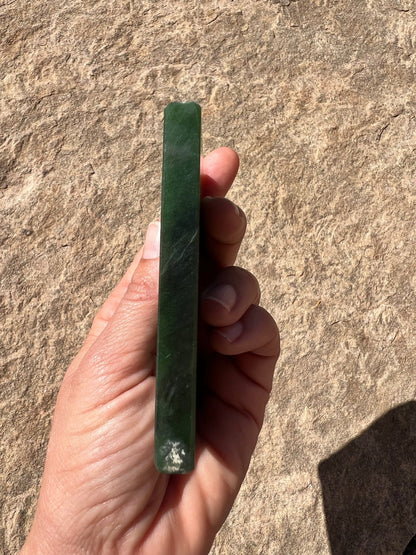 Canadian Nephrite Jade Slab 154g - Purple Door Alchemy