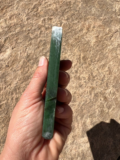 Canadian Nephrite Jade Slab 154g - Purple Door Alchemy