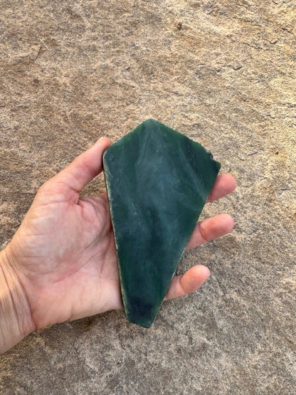 Canadian Nephrite Jade Slab 162g - Purple Door Alchemy