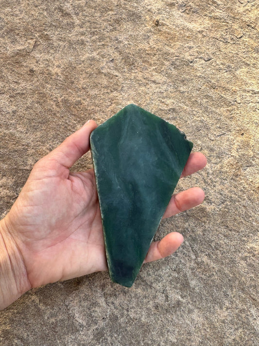 Canadian Nephrite Jade Slab 162g - Purple Door Alchemy