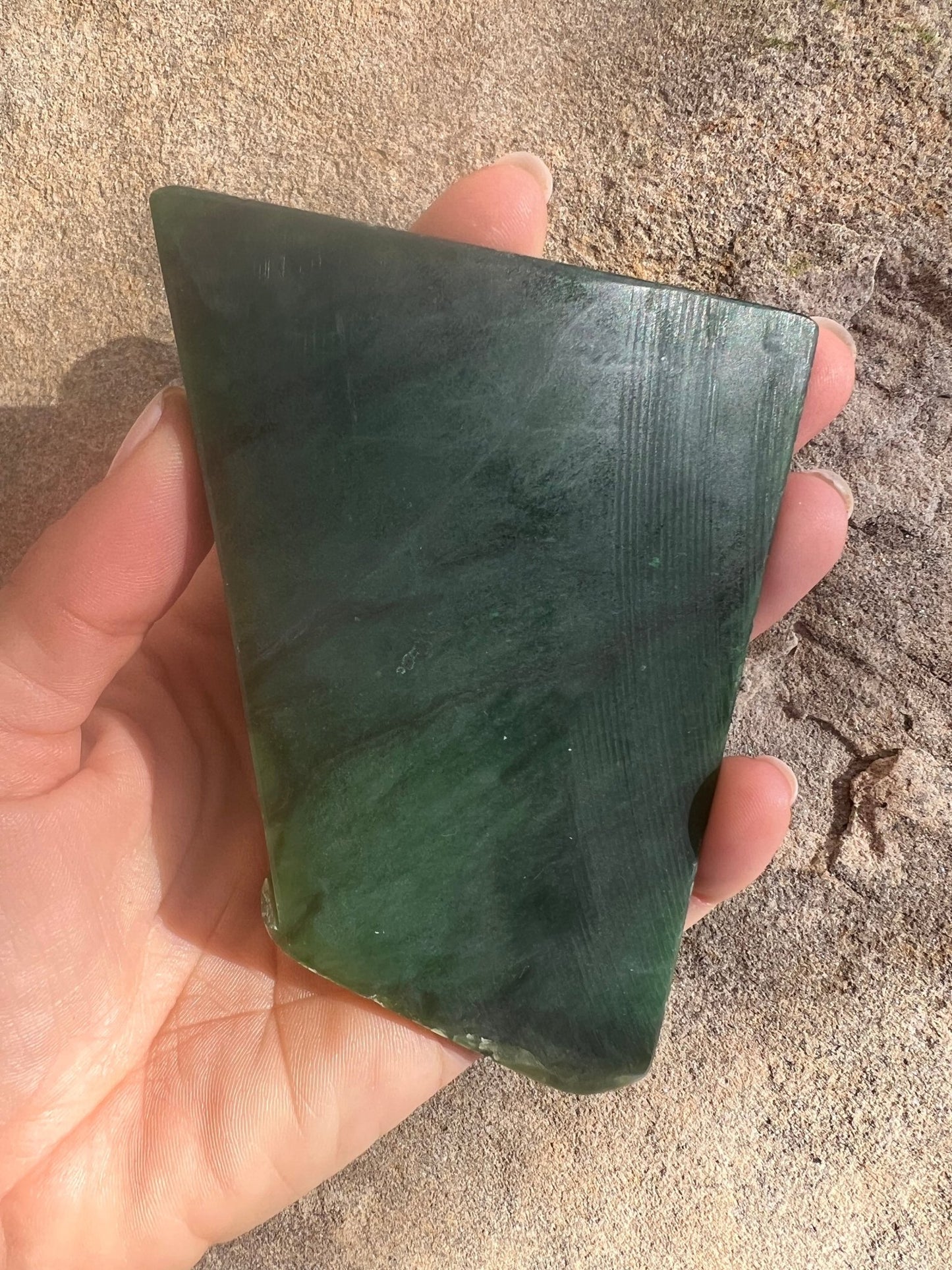 Canadian Nephrite Jade Slab 174g - Purple Door Alchemy