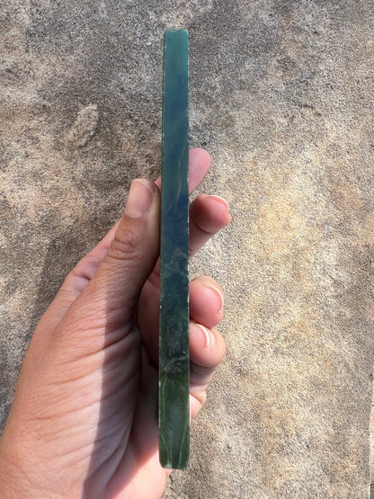 Canadian Nephrite Jade Slab 186g - Purple Door Alchemy