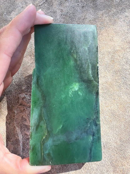 Canadian Nephrite Jade Slab 186g - Purple Door Alchemy