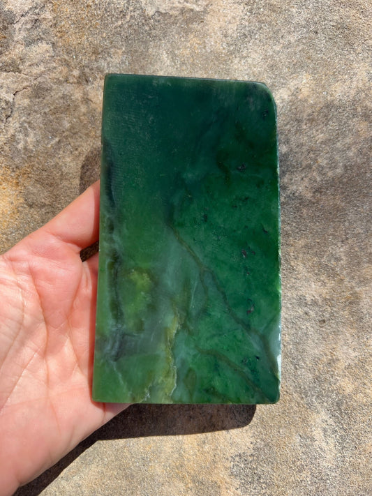 Canadian Nephrite Jade Slab 224g - Purple Door Alchemy