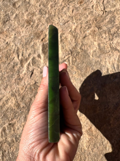 Canadian Nephrite Jade Slab 232g - Purple Door Alchemy