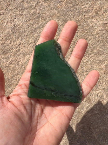 Canadian Nephrite Jade Slab 75g - Purple Door Alchemy