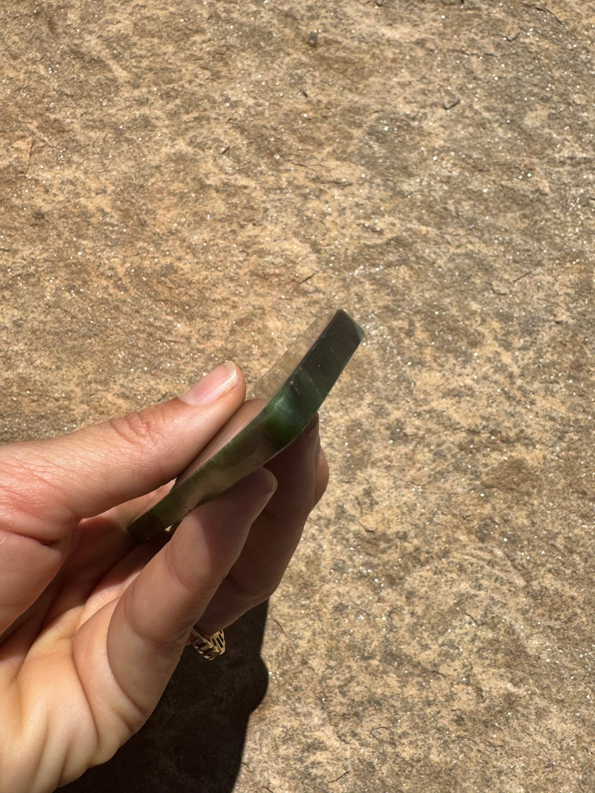 Canadian Nephrite Jade Slab 75g - Purple Door Alchemy