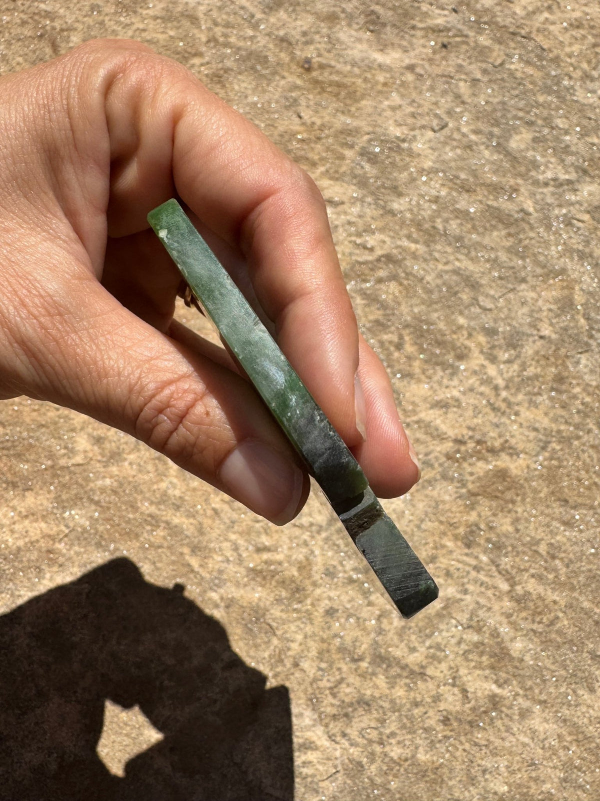Canadian Nephrite Jade Slab 75g - Purple Door Alchemy
