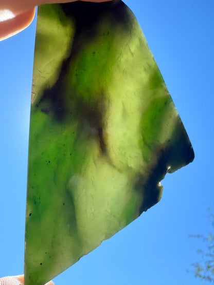 Canadian Nephrite Jade Slab 75g - Purple Door Alchemy