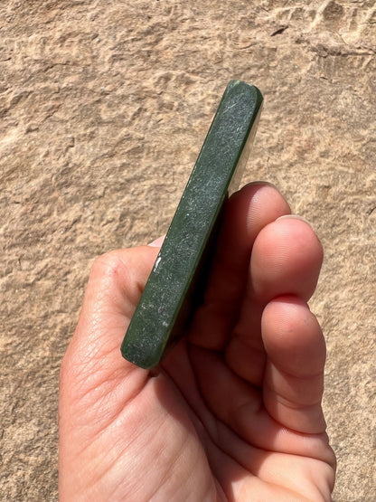 Canadian Nephrite Jade Slab 75g - Purple Door Alchemy