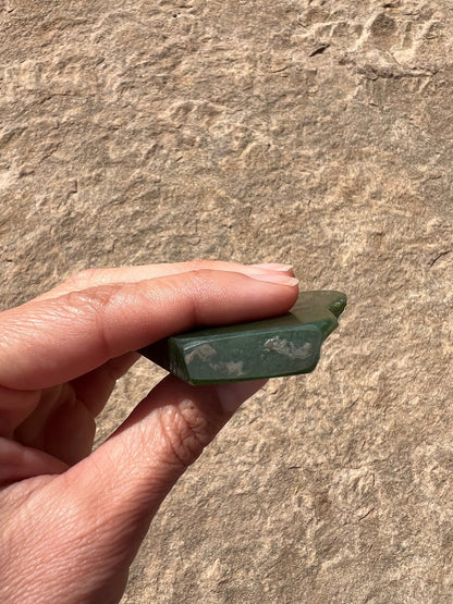 Canadian Nephrite Jade Slab 75g - Purple Door Alchemy