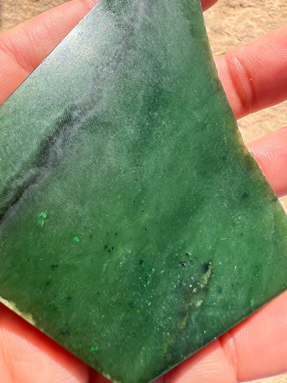 Canadian Nephrite Jade Slab 83g - Purple Door Alchemy