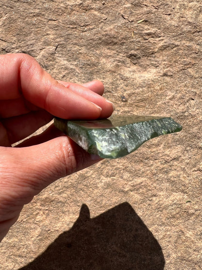 Canadian Nephrite Jade Slab 83g - Purple Door Alchemy