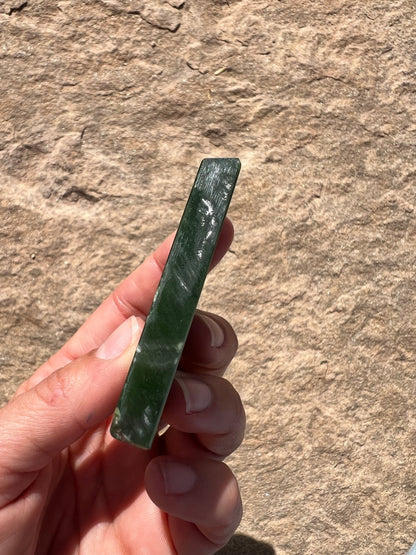 Canadian Nephrite Jade Slab 83g - Purple Door Alchemy