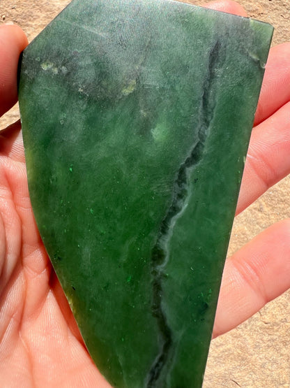 Canadian Nephrite Jade Slab 83g - Purple Door Alchemy