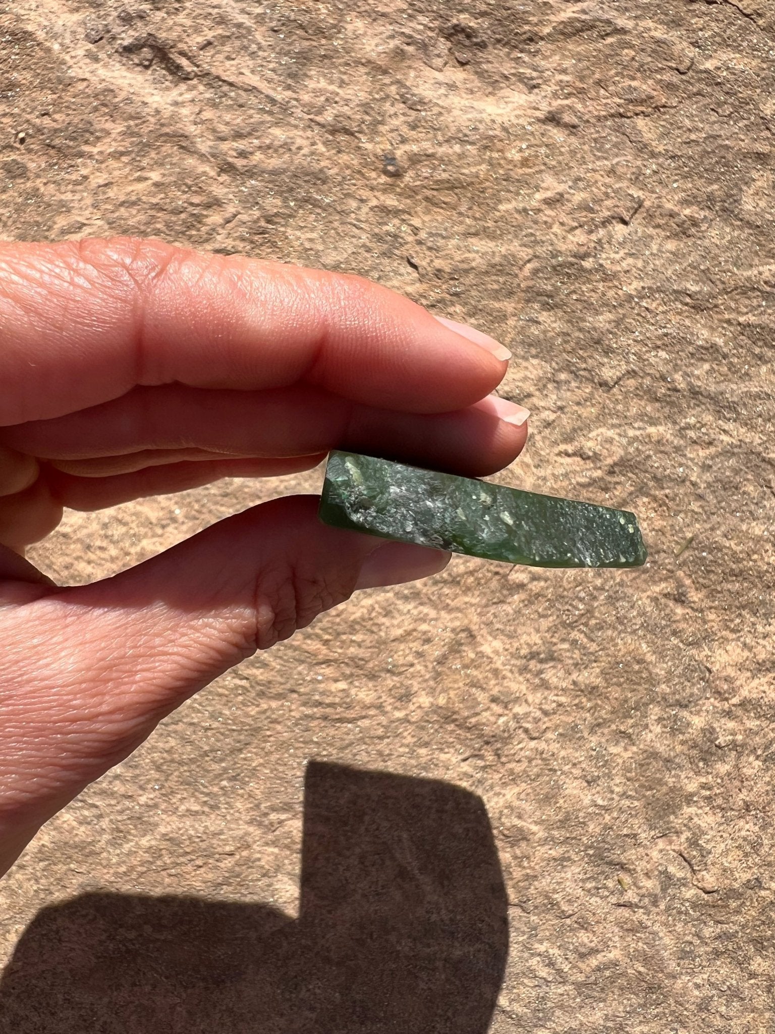 Canadian Nephrite Jade Slab 83g - Purple Door Alchemy