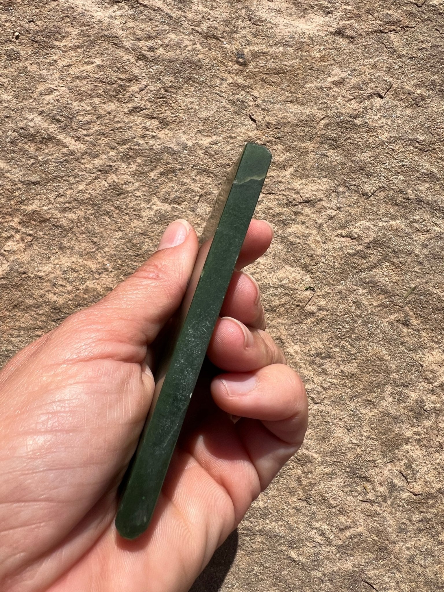 Canadian Nephrite Jade Slab 83g - Purple Door Alchemy