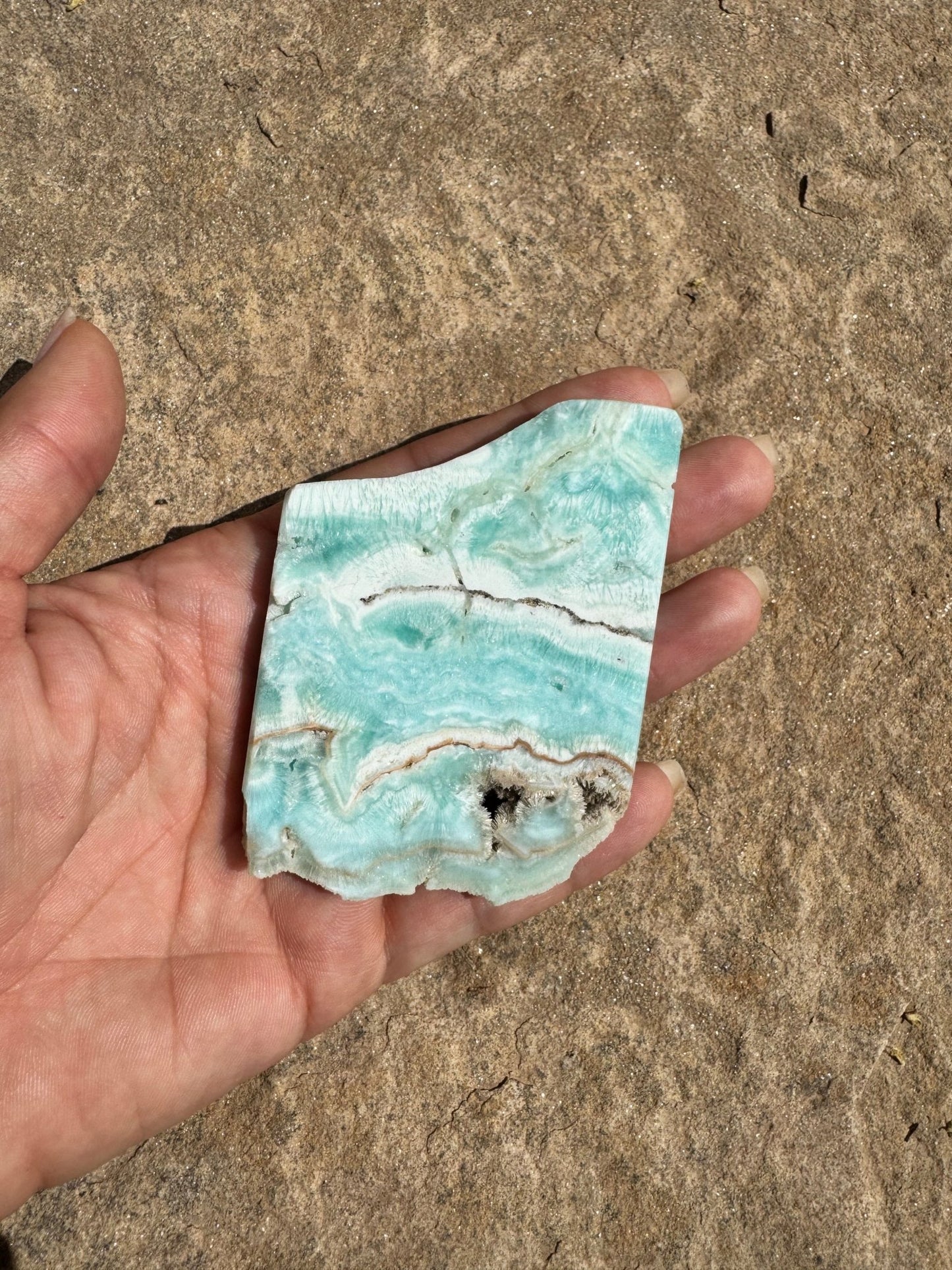 Caribbean Calcite 65g - Purple Door Alchemy