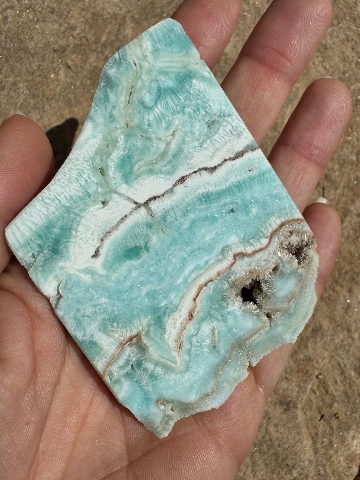 Caribbean Calcite 65g - Purple Door Alchemy