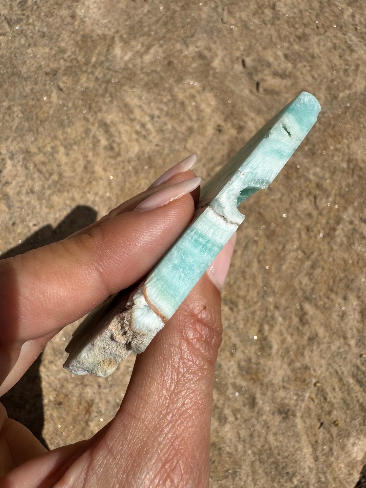 Caribbean Calcite 65g - Purple Door Alchemy