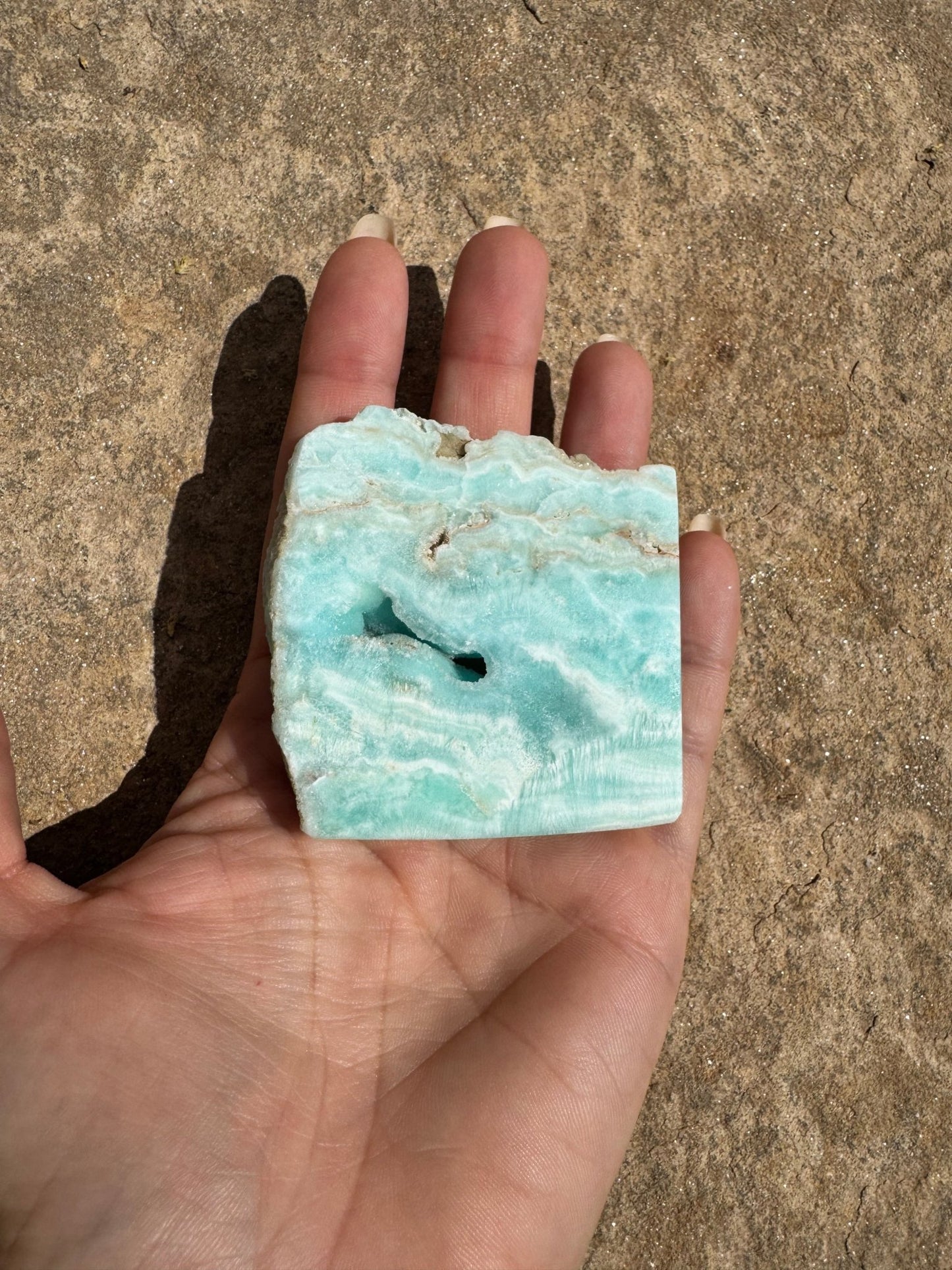Caribbean Calcite 80g - Purple Door Alchemy