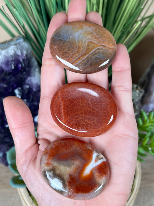 Carnelian Worry Stone - Purple Door Alchemy