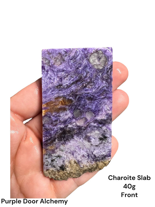 Charoite Slab 40g - Purple Door Alchemy