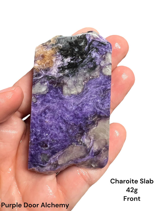 Charoite Slab 42g - Purple Door Alchemy