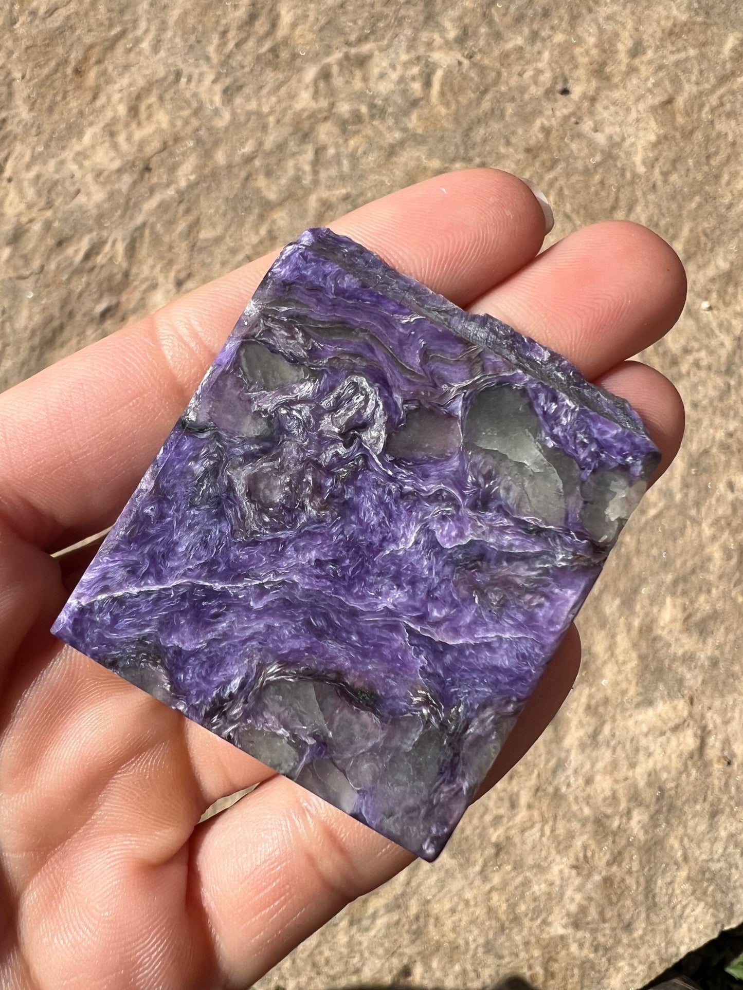 Charoite Slab 51g - Purple Door Alchemy