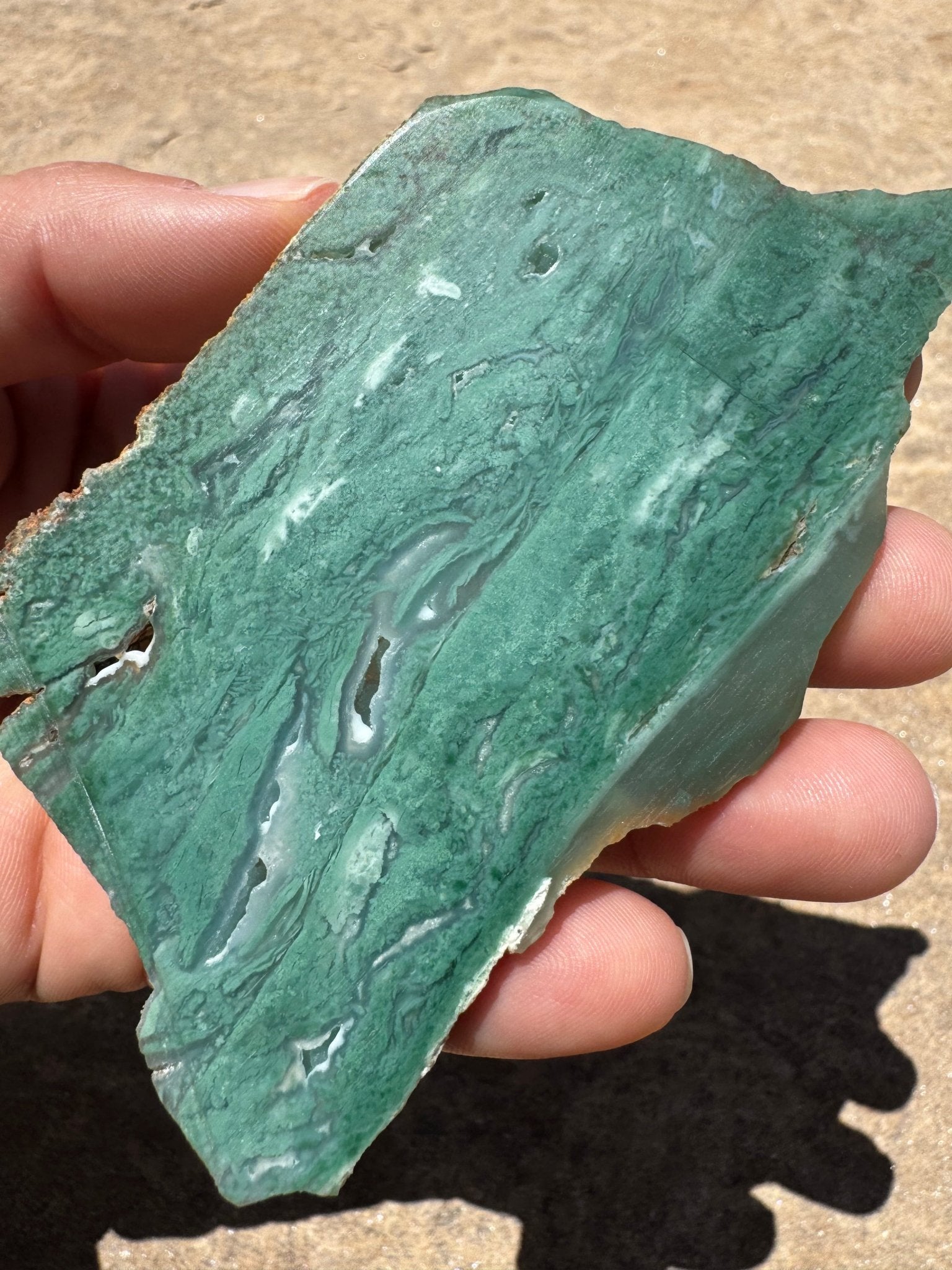 Chrome Chalcedony Mtorolite Slab 66g - Purple Door Alchemy