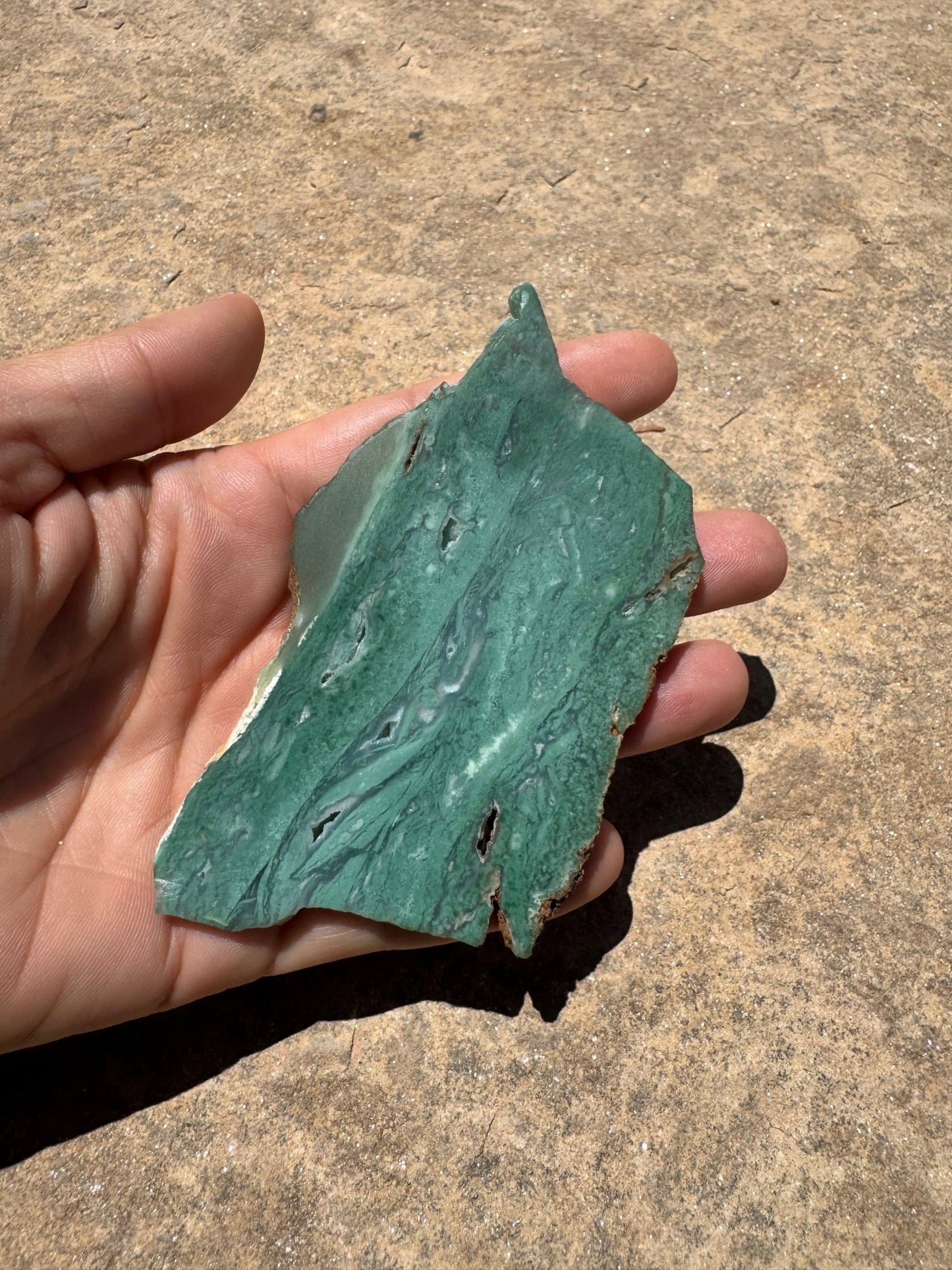 Chrome Chalcedony Mtorolite Slab 66g - Purple Door Alchemy