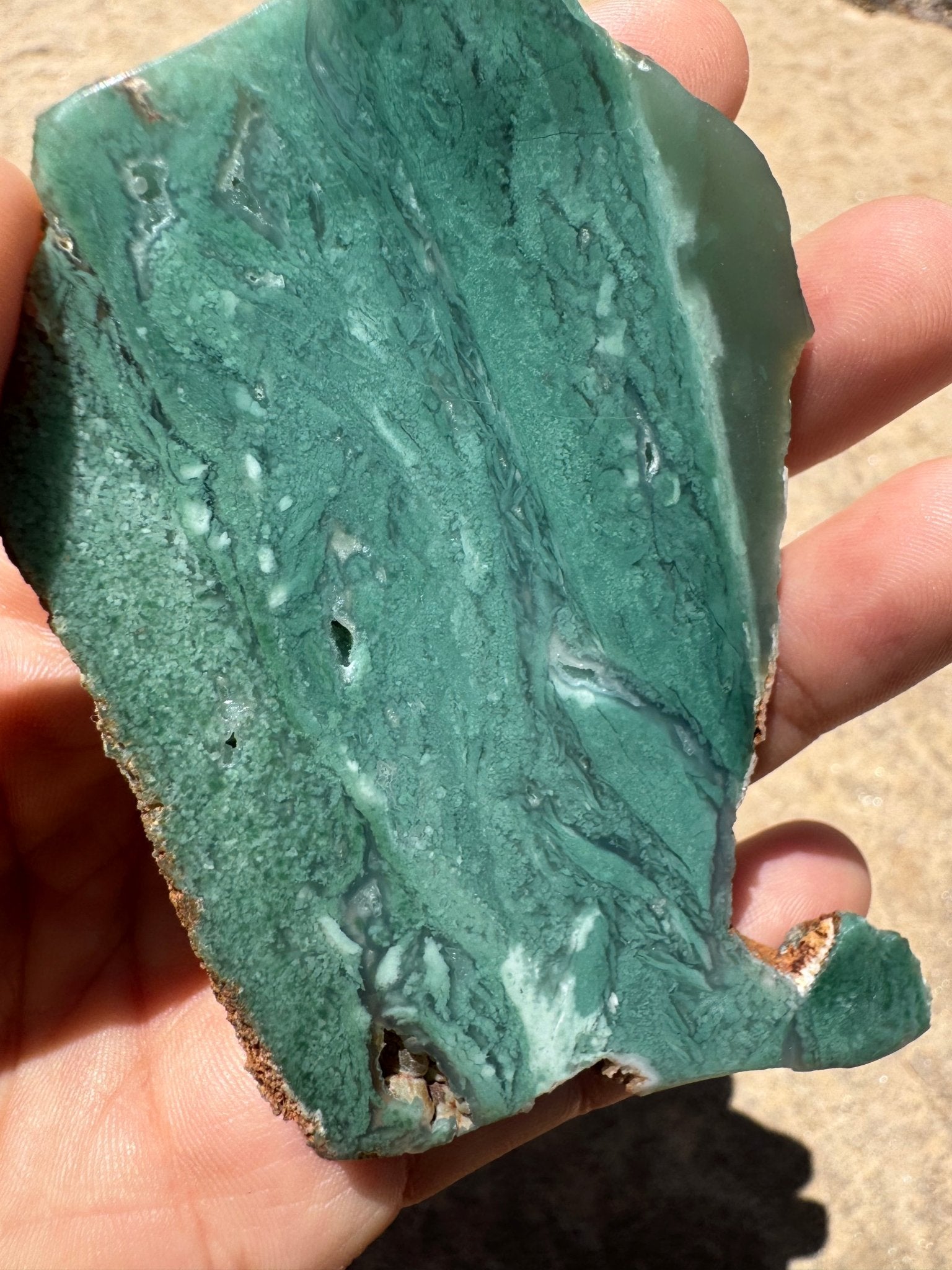 Chrome Chalcedony Mtorolite Slab 79g - Purple Door Alchemy