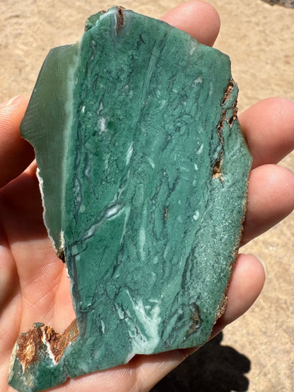Chrome Chalcedony Mtorolite Slab 79g - Purple Door Alchemy