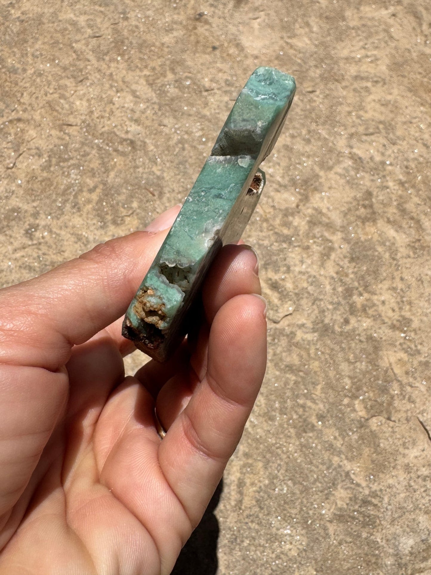 Chrome Chalcedony Mtorolite Slab 95g - Purple Door Alchemy