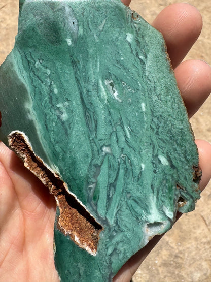 Chrome Chalcedony Mtorolite Slab 95g - Purple Door Alchemy