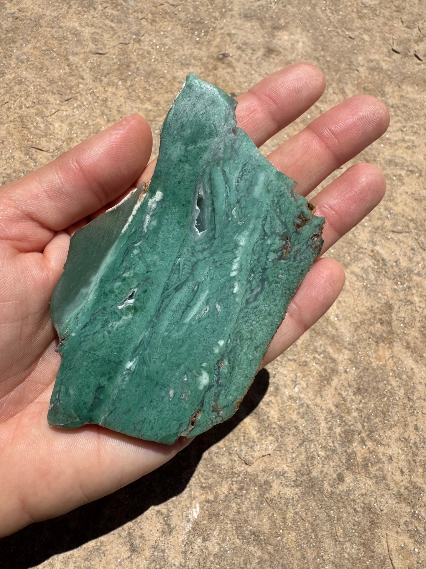 Chrome Chalcedony Mtorolite Slab 95g - Purple Door Alchemy