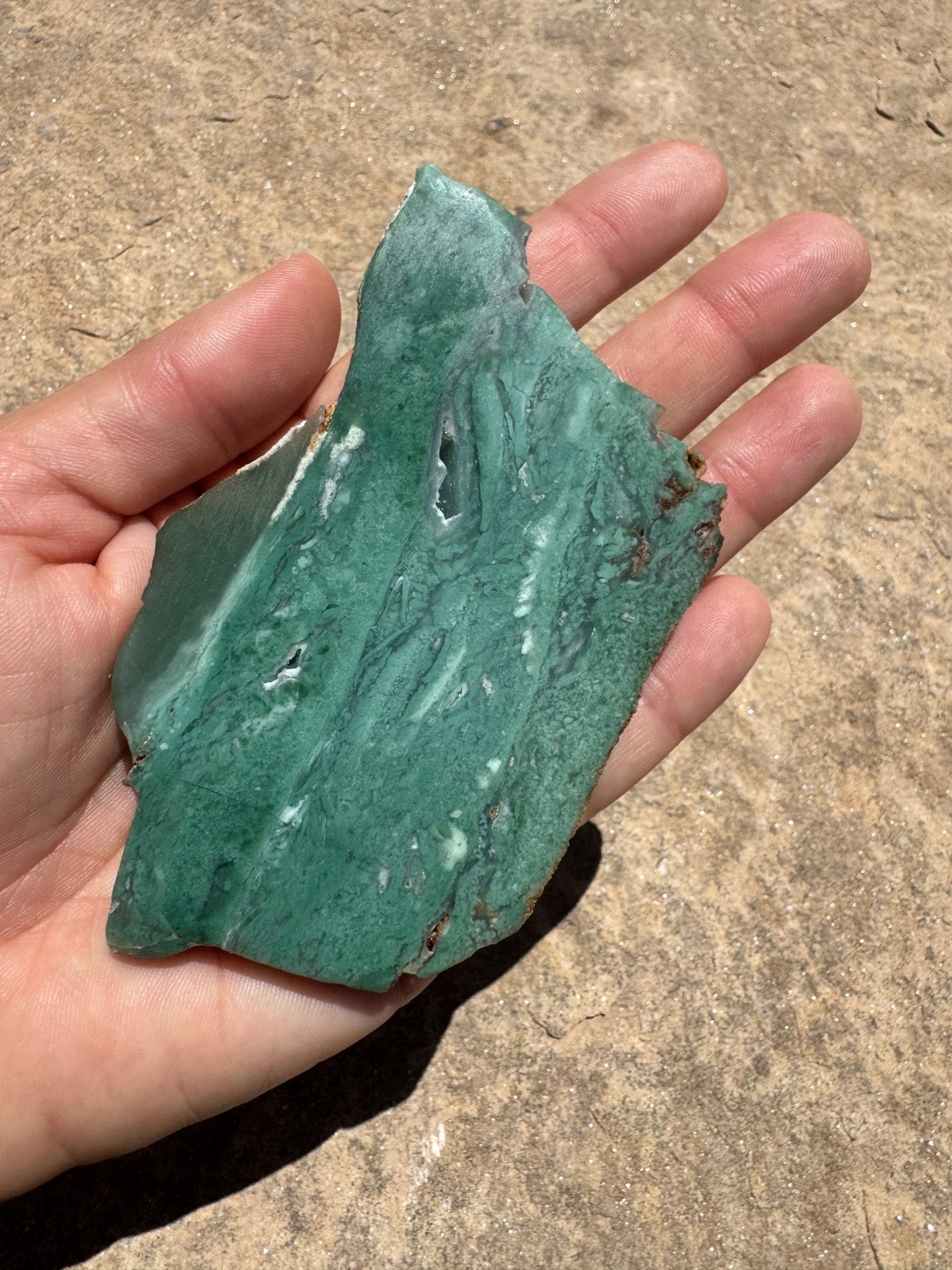 Chrome Chalcedony Mtorolite Slab 95g - Purple Door Alchemy