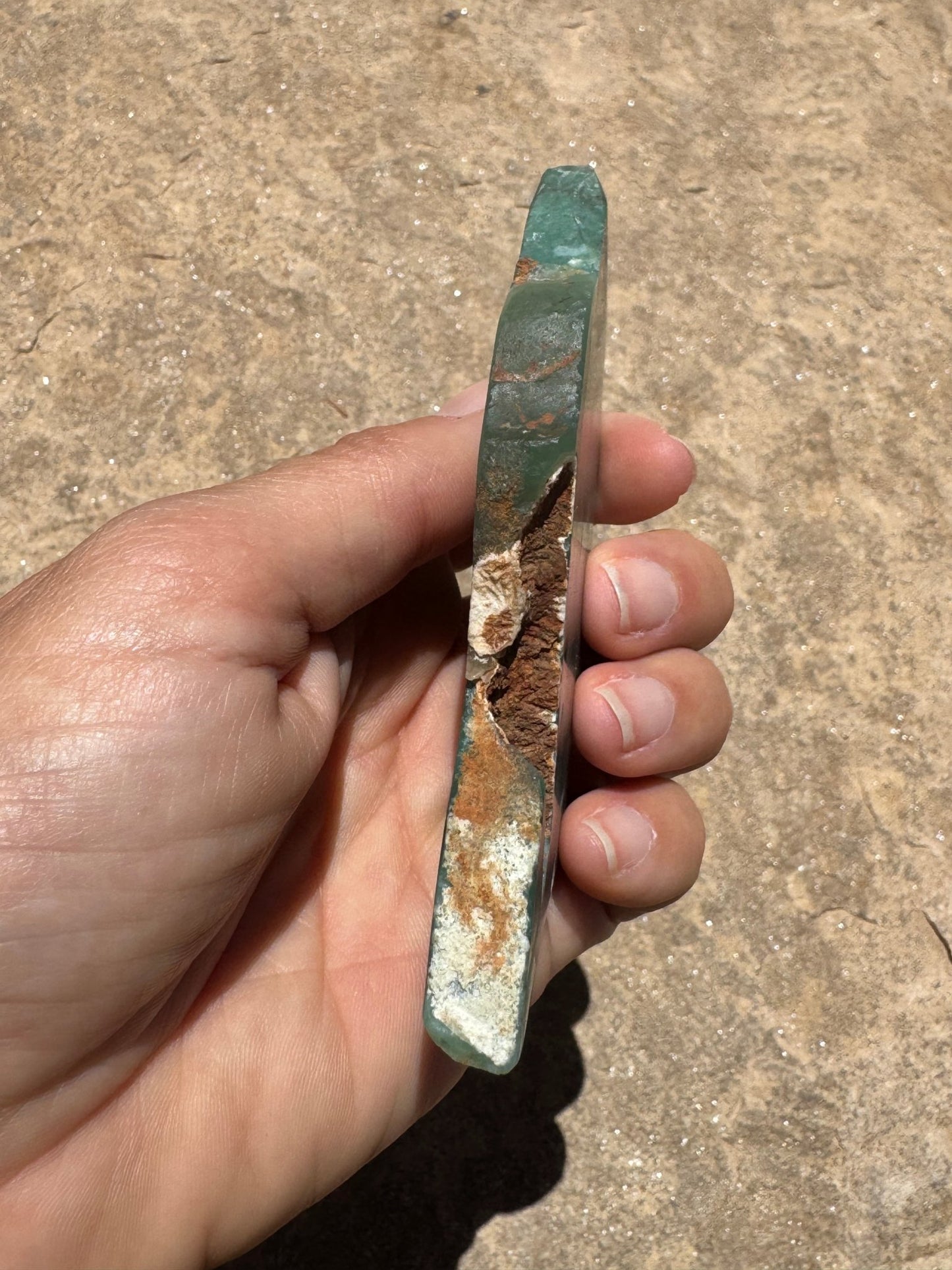 Chrome Chalcedony Mtorolite Slab 95g - Purple Door Alchemy