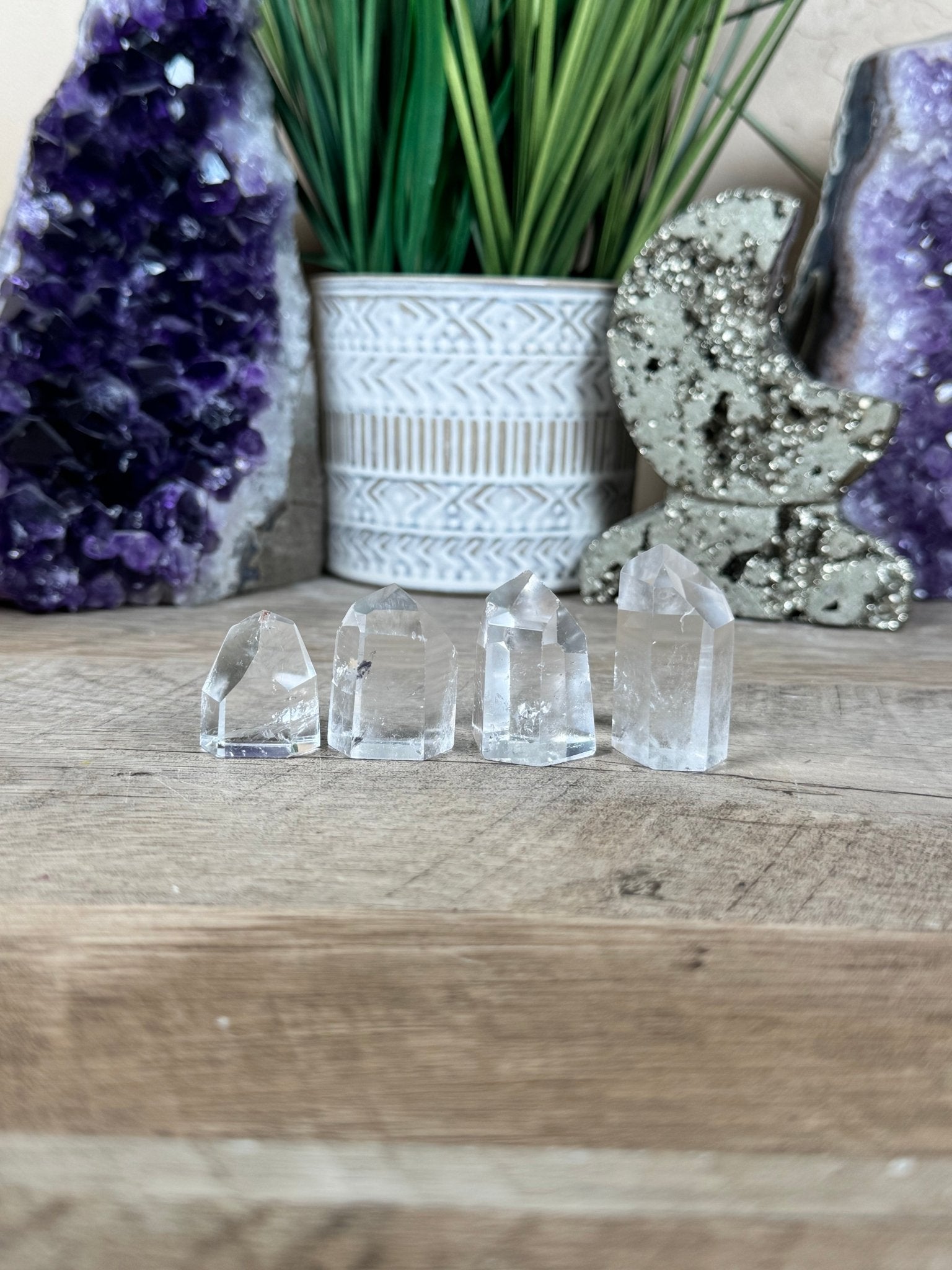 Clear Quartz Point - Purple Door Alchemy