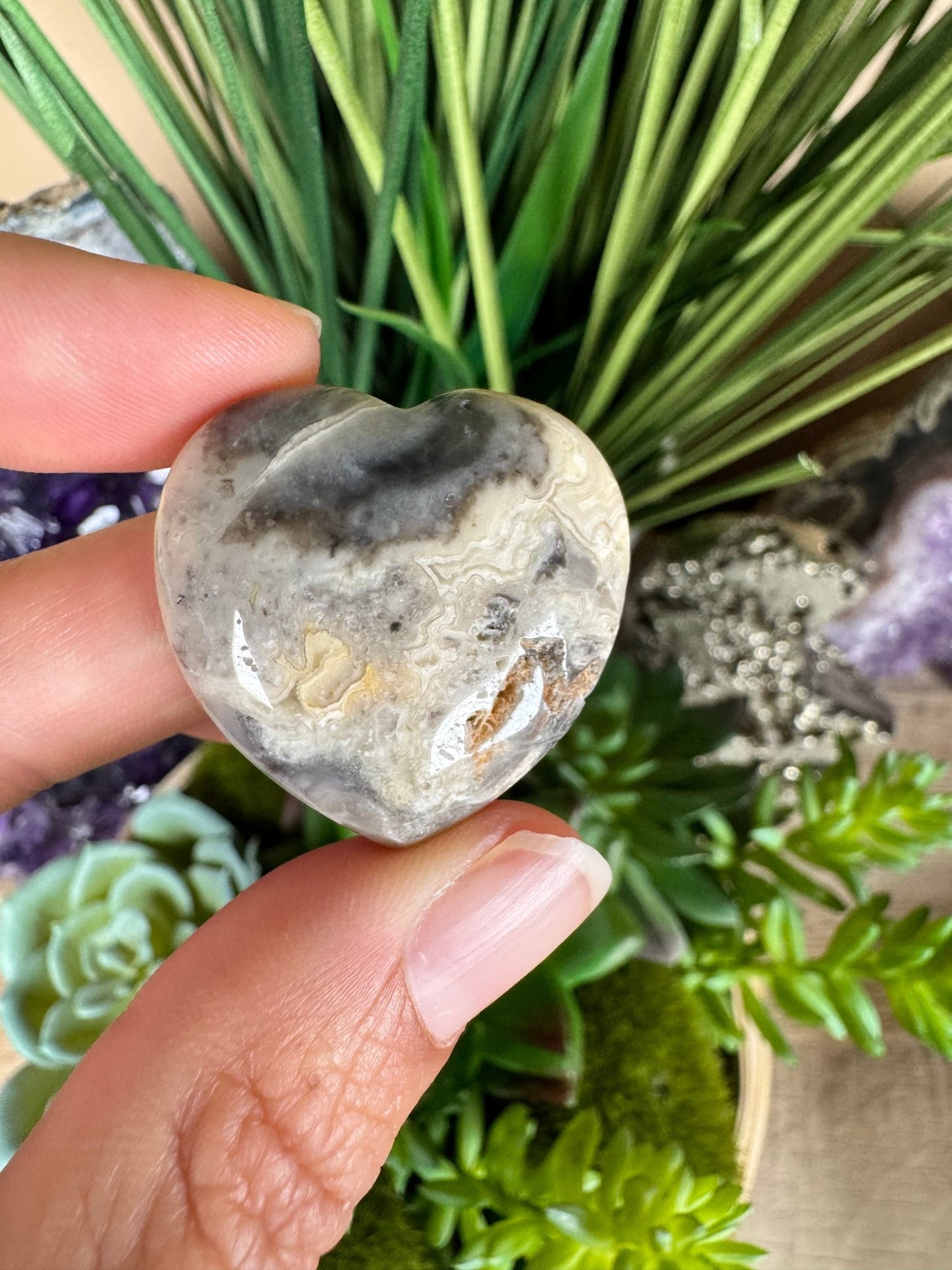 Crazy Lace Heart - Purple Door Alchemy
