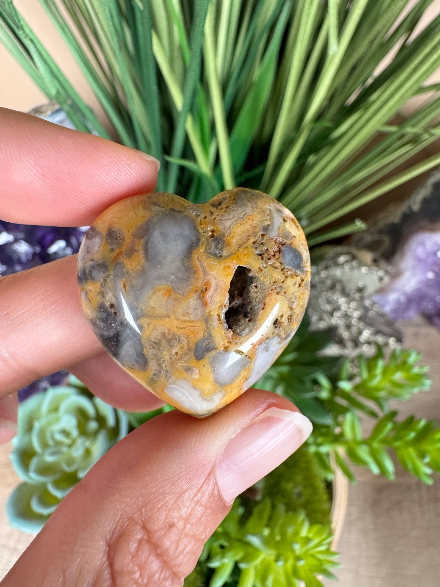Crazy Lace Heart - Purple Door Alchemy