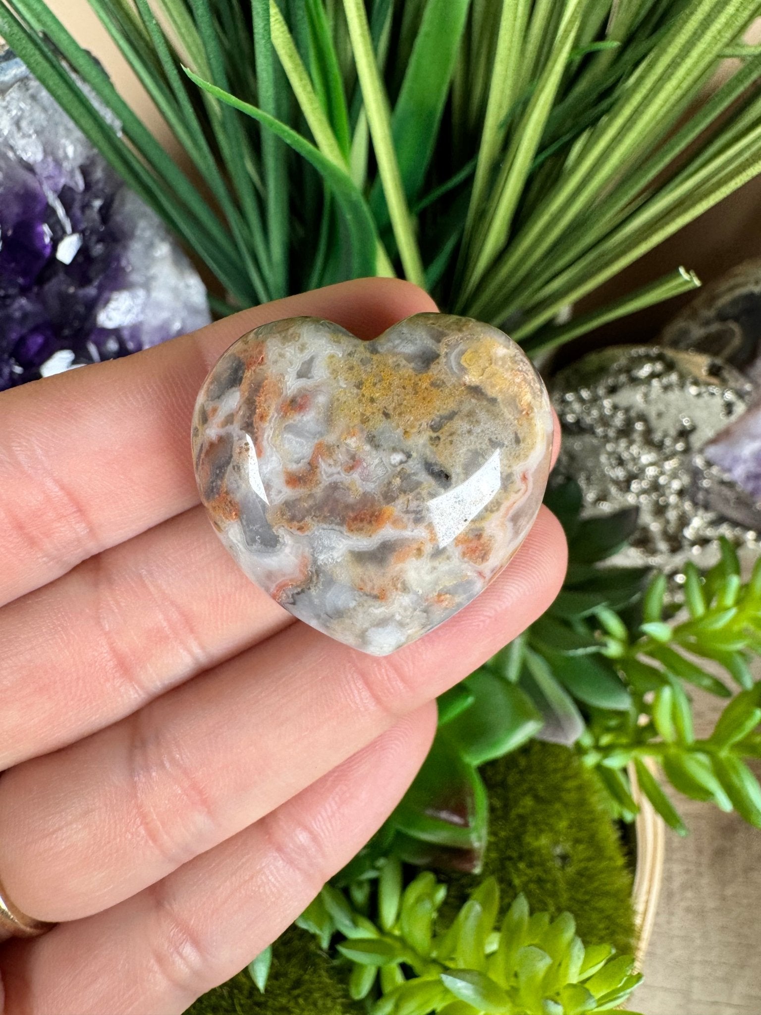 Crazy Lace Heart - Purple Door Alchemy