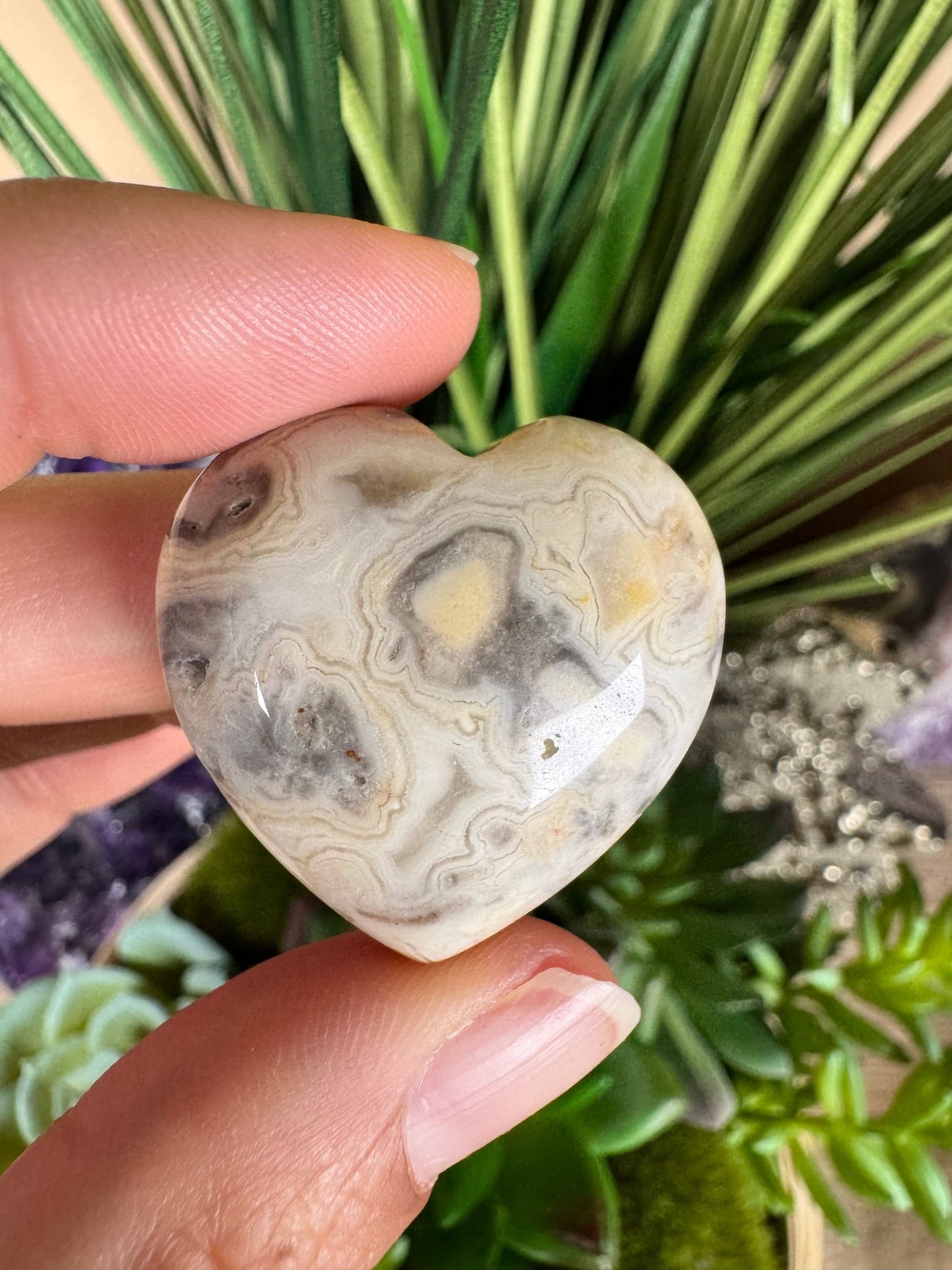 Crazy Lace Heart - Purple Door Alchemy