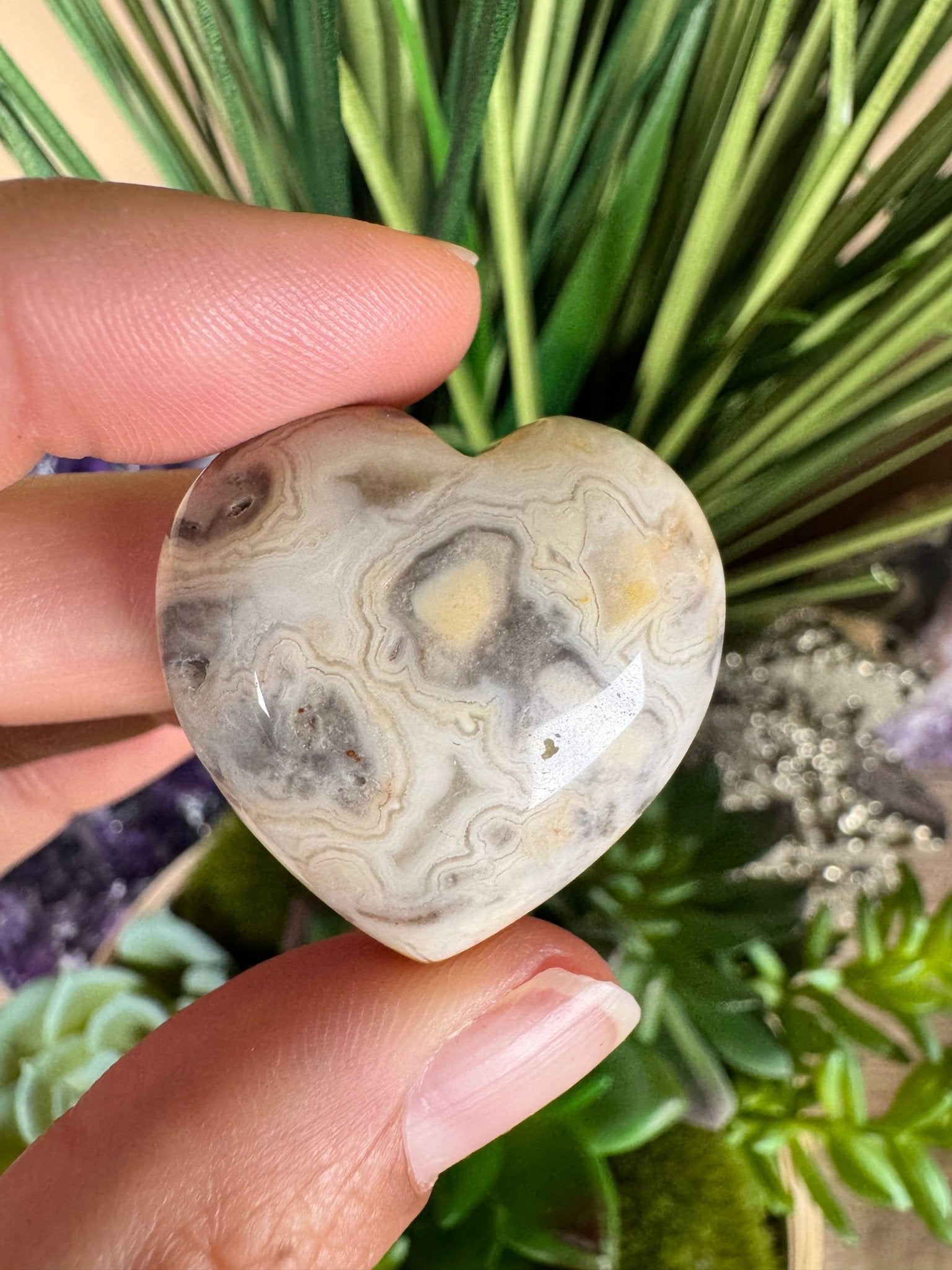 Crazy Lace Heart - Purple Door Alchemy