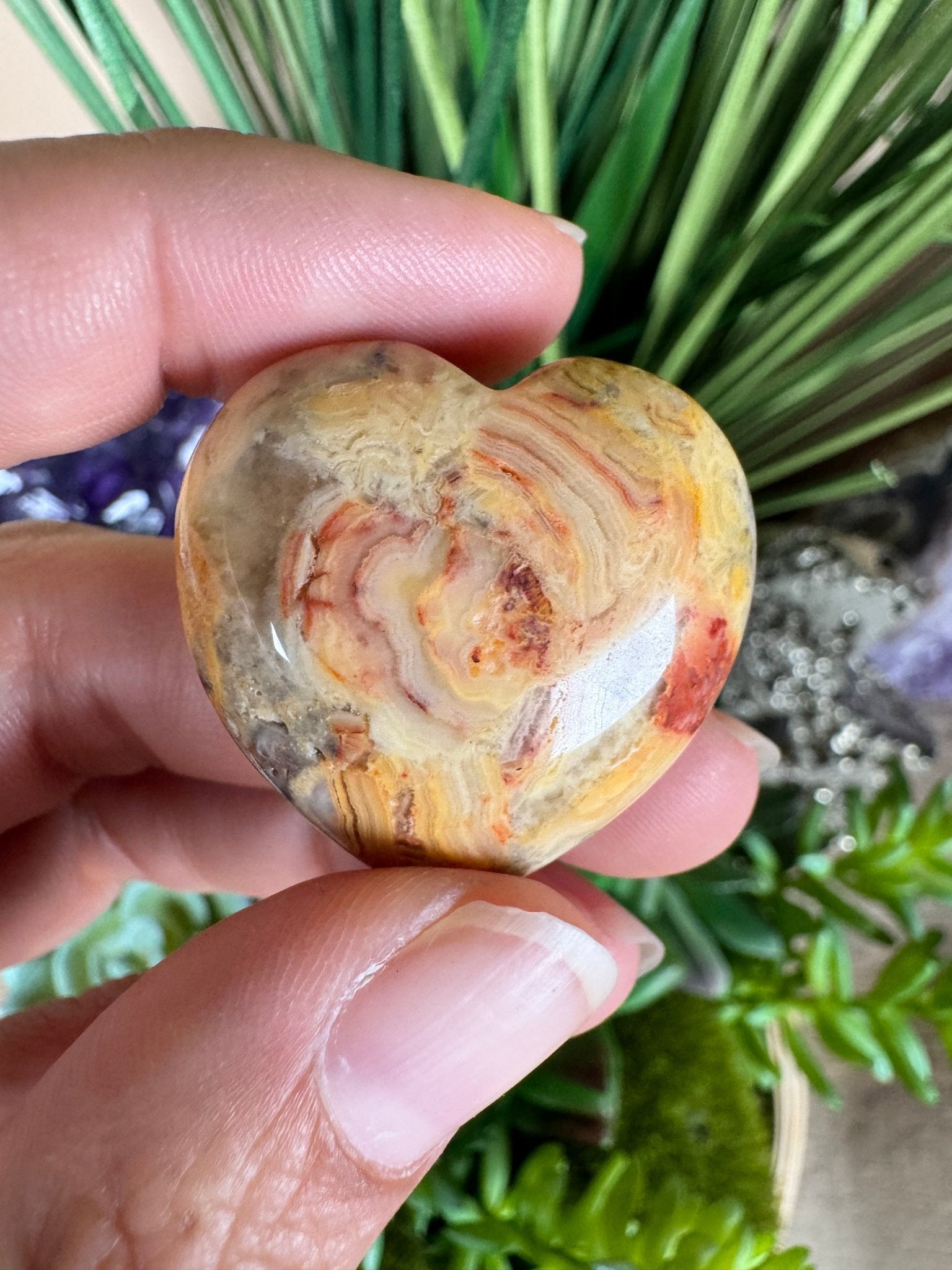 Crazy Lace Heart - Purple Door Alchemy