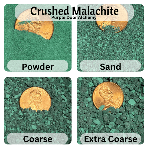 Crushed Malachite - Purple Door Alchemy