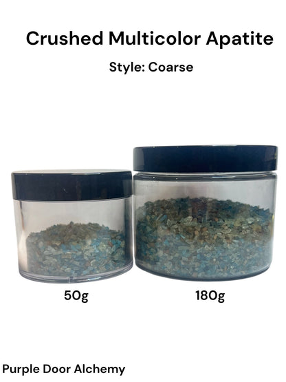 Crushed Multicolor Apatite - Purple Door Alchemy
