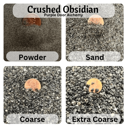 Crushed Obsidian - Purple Door Alchemy