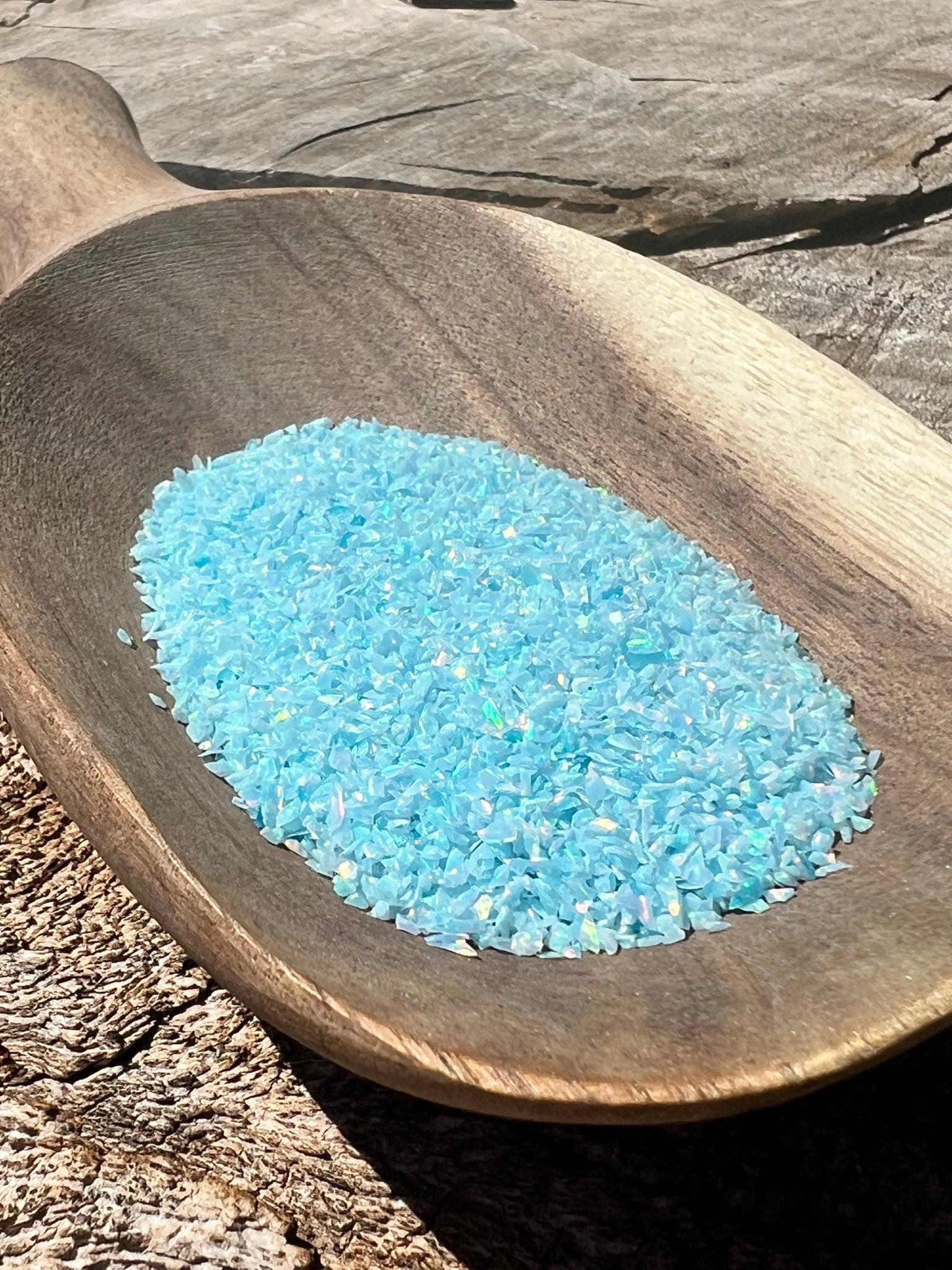 Crushed Synthetic Magic Lake Opal - Bello Opal - OP86 - Purple Door Alchemy